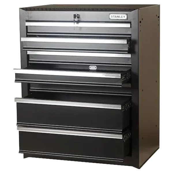 Stanley 7 Drawer Rolling Cabinet Red